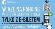 Parkingi w rejonie Morskiego Oka wyłącznie z e-biletem!