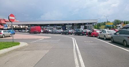 Ukraińscy górnicy zablokowali trasę przy polskiej granicy