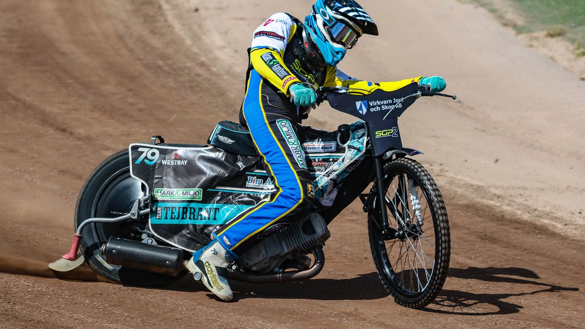 WP SportoweFakty / Michał Krupa / Na zdjęciu: zawodnik Vastervik Speedway