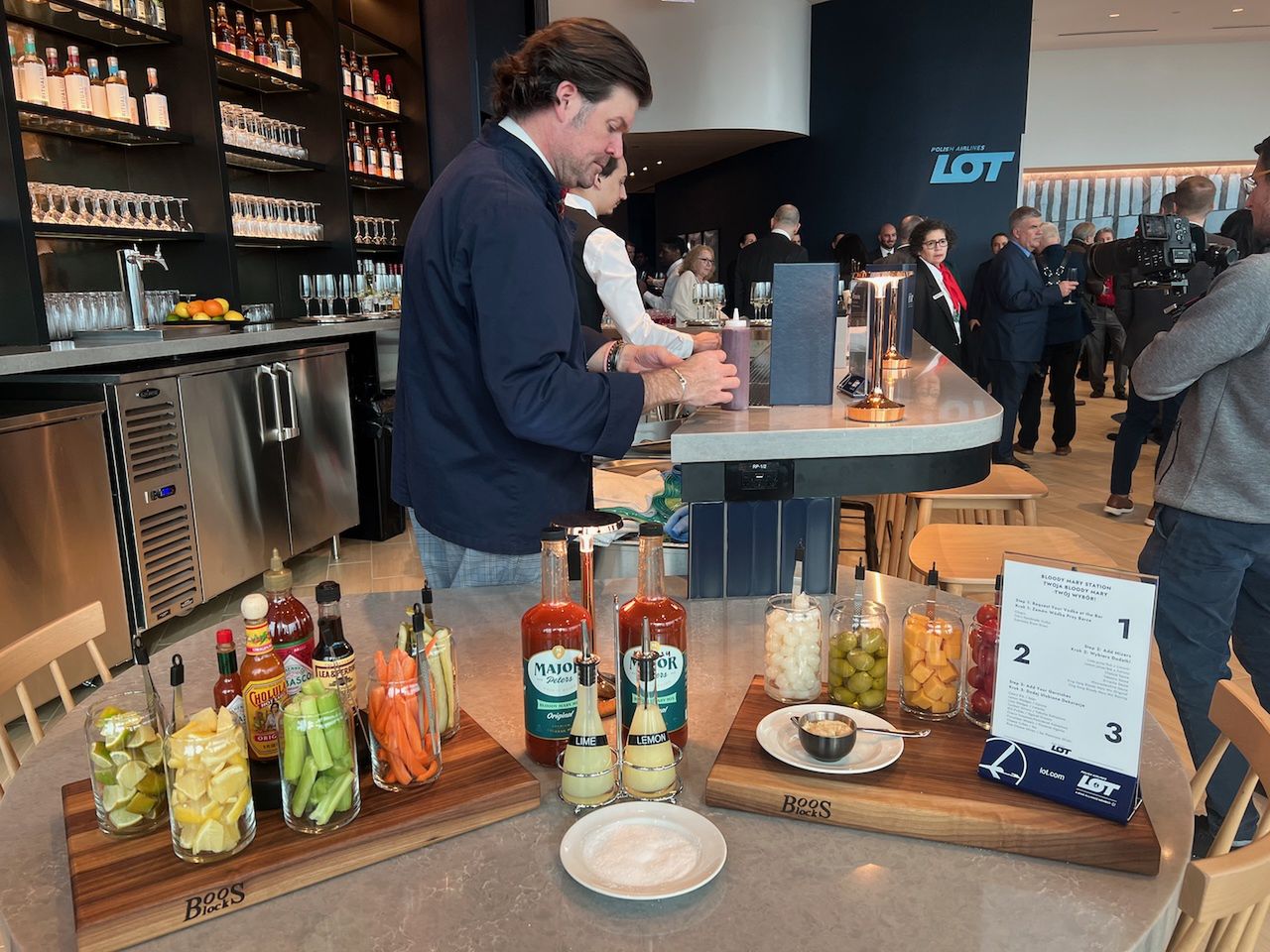 Business lounge LOT-u w Chicago