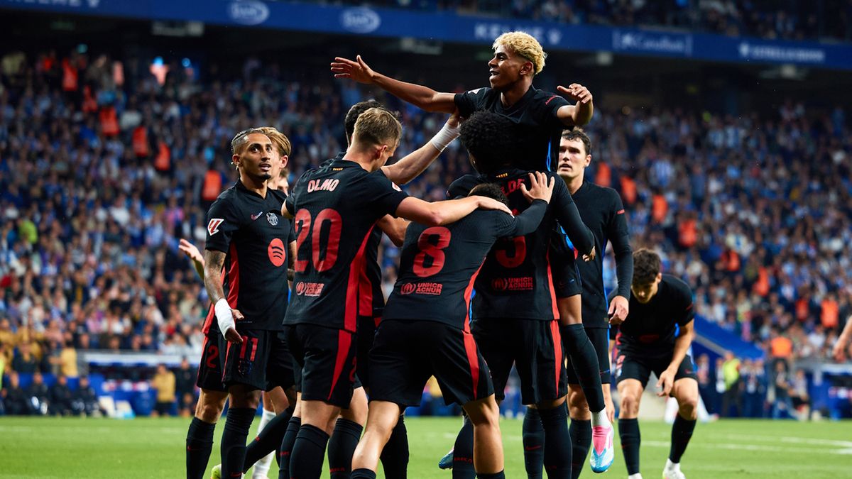 Getty Images / Na zdjęciu: radość piłkarzy FC Barcelony