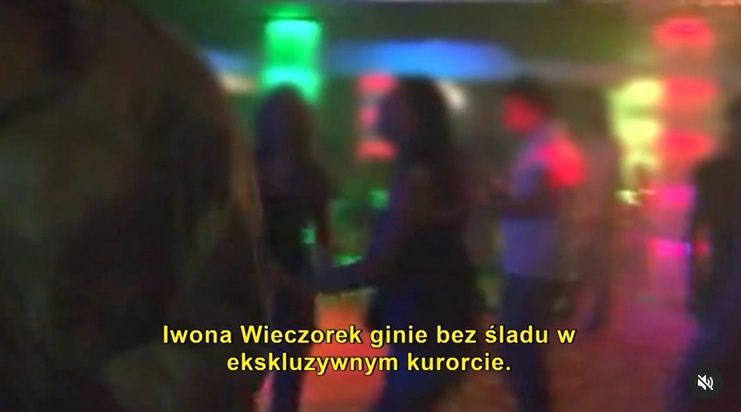 Nagranie z imprezy, na której bawiła się Iwona Wieczorek