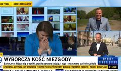 Wpadka na antenie TVN24. Atak śmiechu prowadzącej przy relacji o uderzeniu kością z zupy