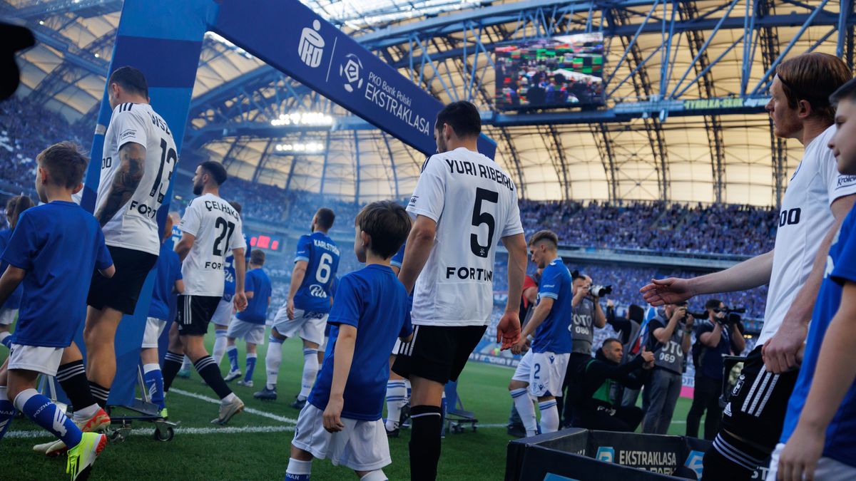 POZNAN, POLAND - 2024/05/12: Yuri Ribeiro of Legia Warszawa seen during PKO BP Ekstraklasa game between Lech Poznan and Legia Warszawa at Enea Stadium. Final scores; Lech Poznan 1: 2 Legia Warszawa. (Photo by Maciej Rogowski/SOPA Images/LightRocket via Getty Images)