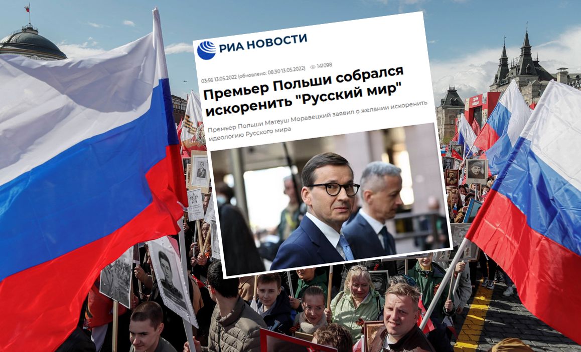 Rosyjska propaganda uderza w premiera Mateusza Morawieckiego 