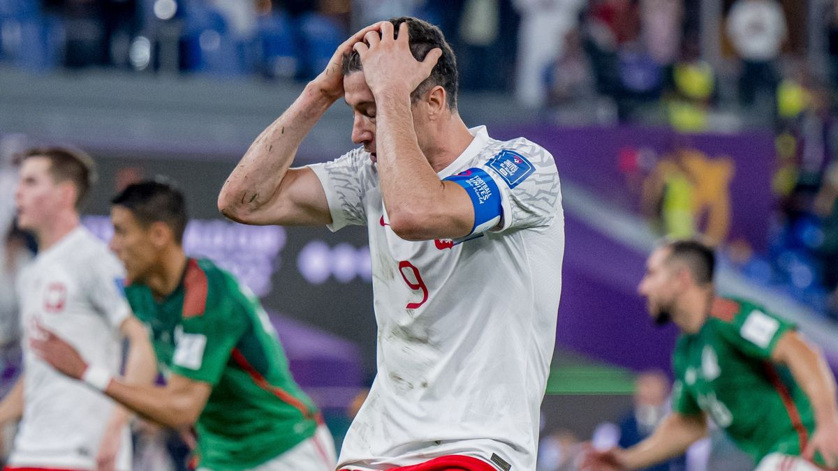 Getty Images / Marvin Ibo Guengoer - GES Sportfoto / Robert Lewandowski długo czeka na gola na Stadionie Narodowym