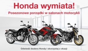 Posezonowe porządki w salonach motocykli Honda