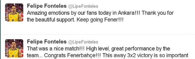Fonteles był bardzo uradowany po pokonaniu zespołu z Ankary