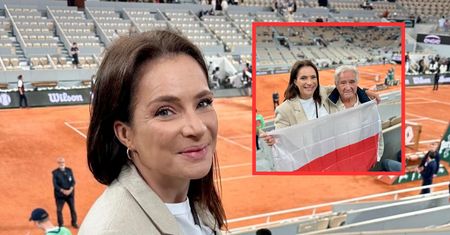 Dlatego Dereszowska pojechała na mecz Igi Świątek. Miała ważny powód