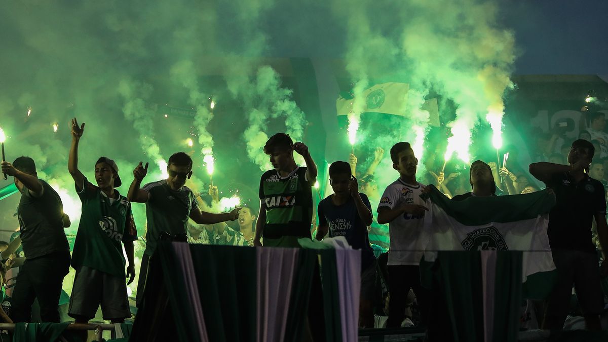 Getty Images / Na zdjęciu: kibice Chapecoense