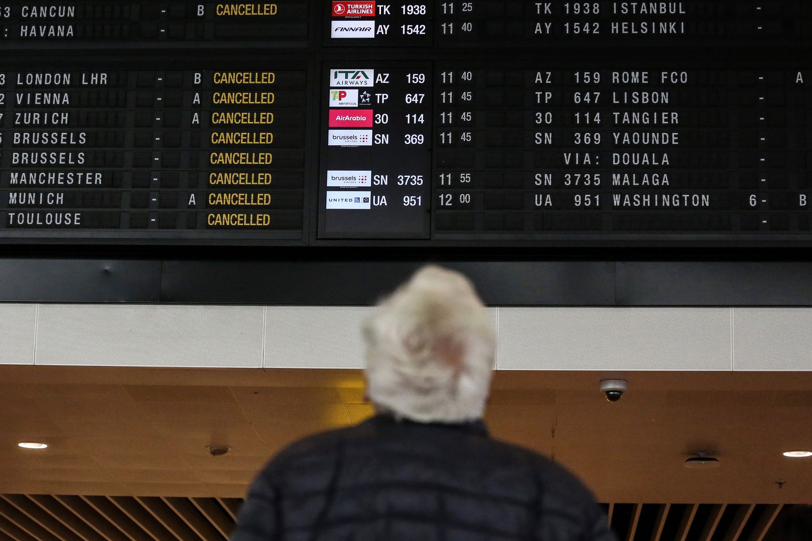 Strajk na lotnisku w Brukseli 