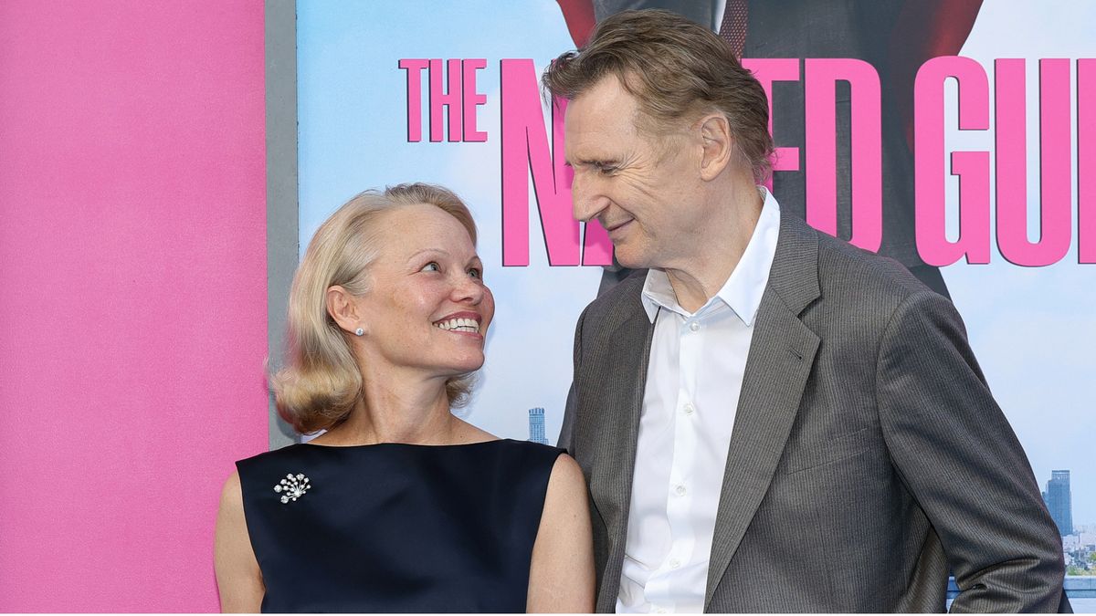 Pamela Anderson i Liam Neeson nie są razem? Aktorka komentuje