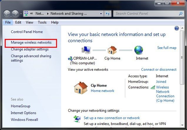 Windows 7: Skopiuj ustawienia swoich sieci bezprzewodowych na USB 1
