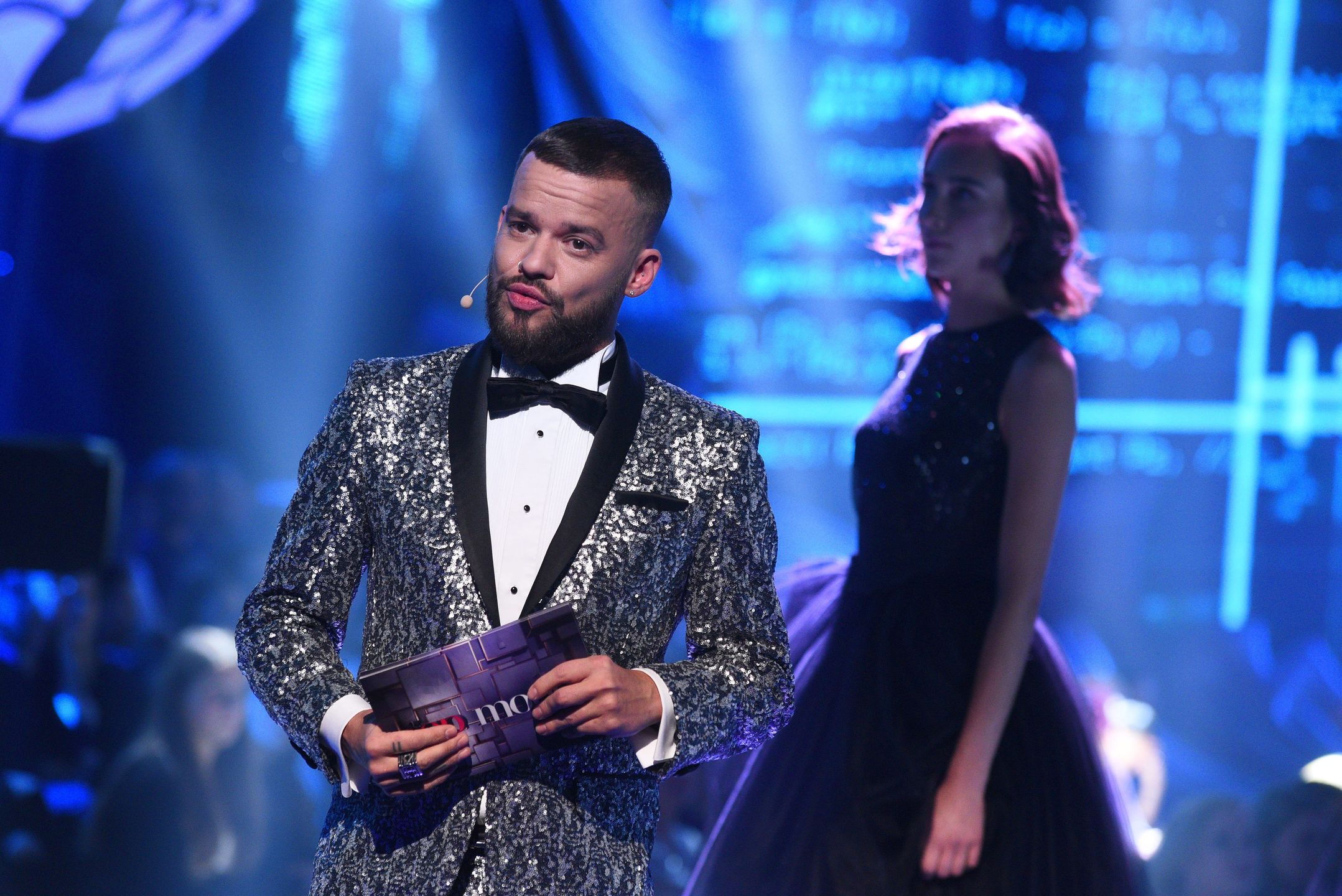 Michał Piróg na finale "Top Model", 2016 r.