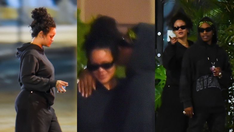 Rihanna i ASAP Rocky zarywają nockę na ulicach Nowego Jorku. Synek nie daje im spać? (ZDJĘCIA)