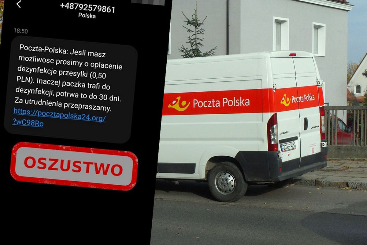 Poczta Polska ostrzega przed oszustami. Piszą o dezynfekcji paczki