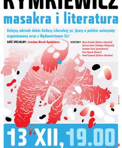 Masakra i literatura - debata w Warszawie