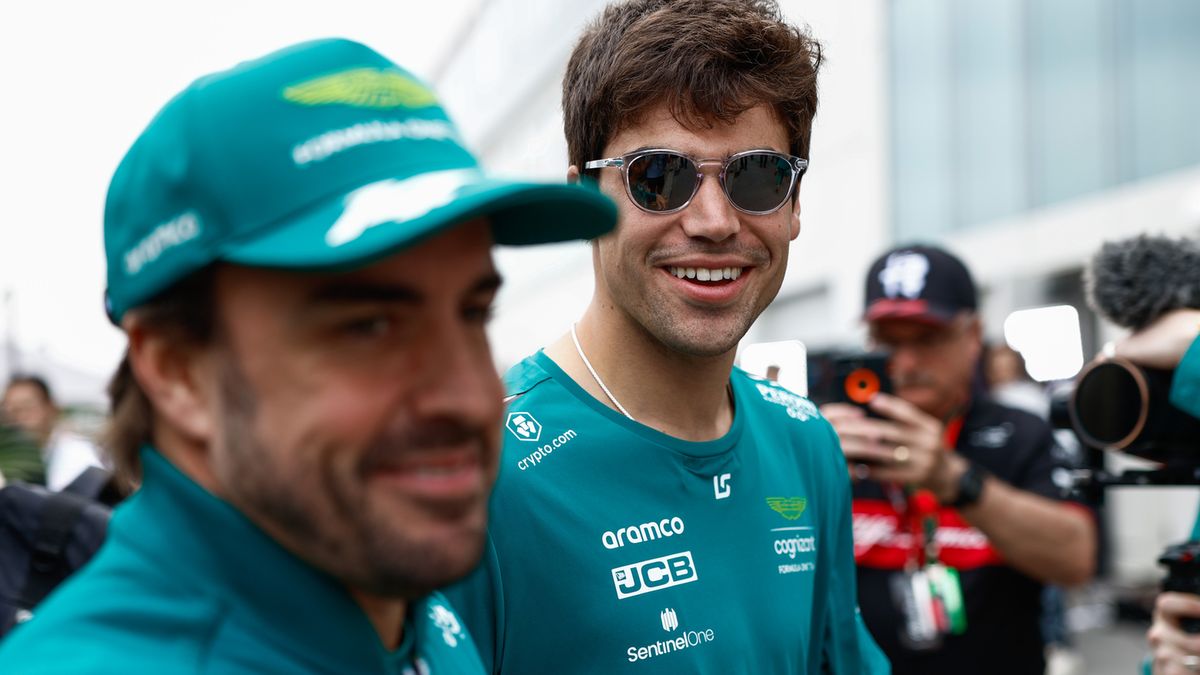 Materiały prasowe / Aston Martin / Na zdjęciu: Lance Stroll (z prawej)