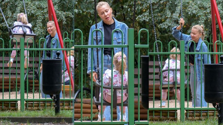 Katarzyna Warnke z córką