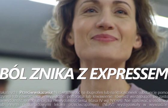„Ból znika z Expressem” w reklamie Ibum Express (wideo)
