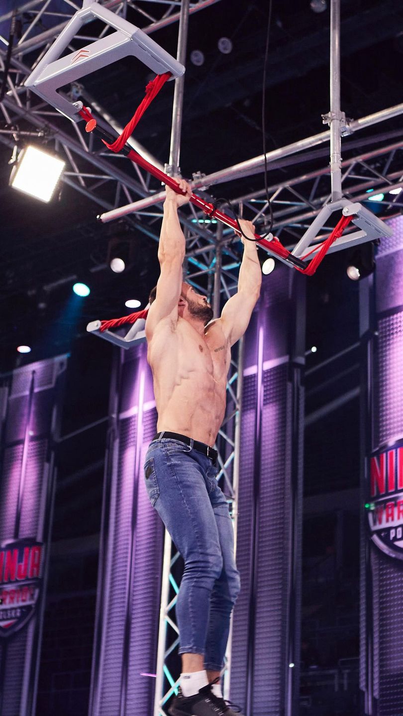 Paweł Murawski na torze "Ninja Warrior Polska"