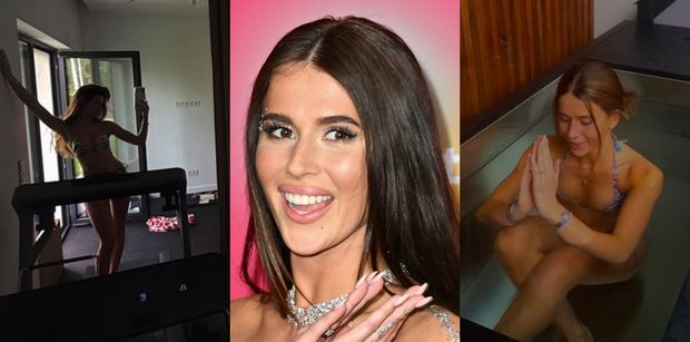 Tak Roksana Węgiel dba o formę: najpierw wycisk na siłowni w BIKINI, a potem lodowata kąpiel. Samodyscyplina godna podziwu? (FOTO)