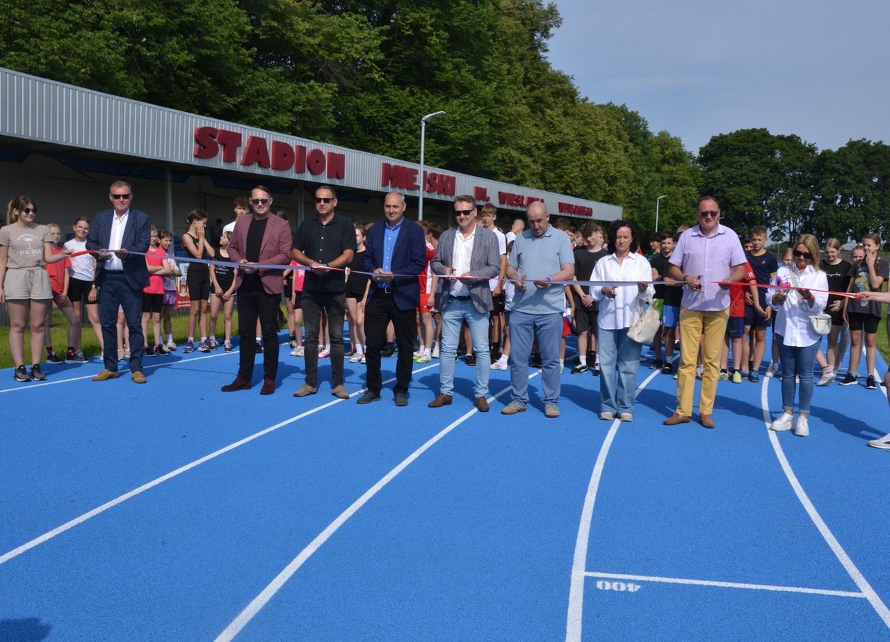 Stadion Miejski im. W. Witeckiego w Lipnie ma nową bieżnię