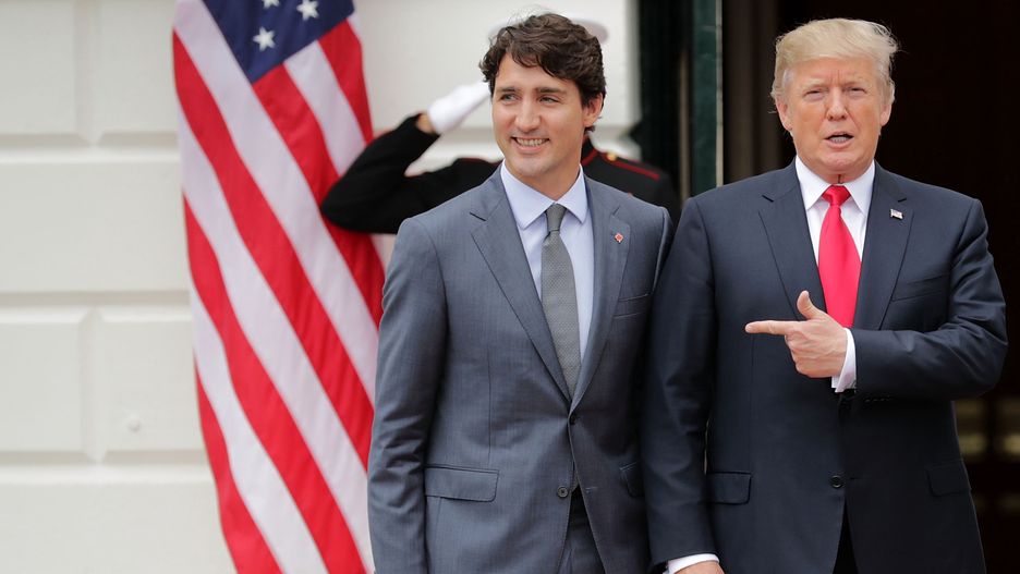 Donald Trump i Justin Trudeau