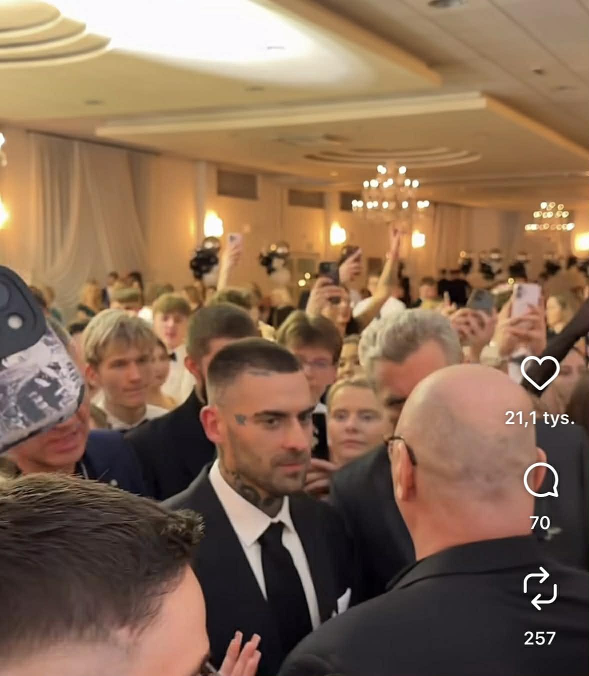 Quebonafide na studniówce w Suwałkach