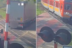 Wjechali na przejazd, gdy był korek. Chwilę później nadjechał pociąg