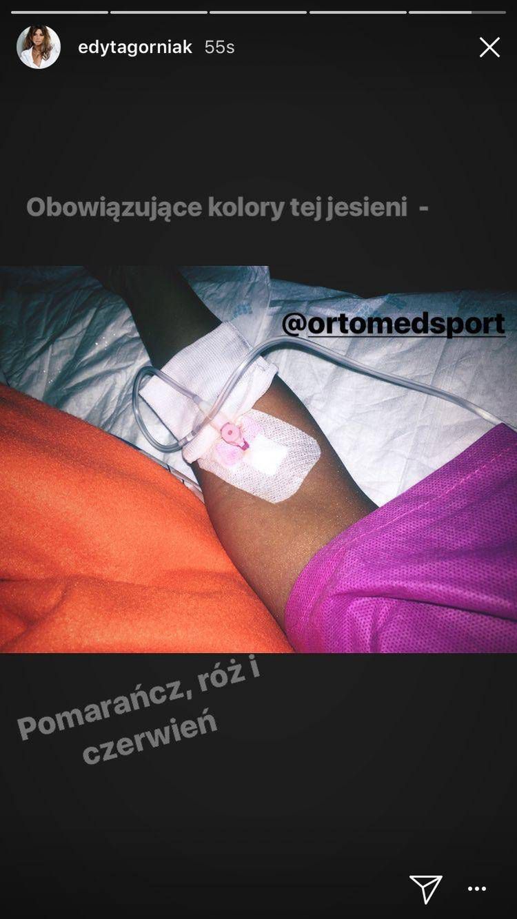 Edyta Górniak trafiła do szpitala. Przeszła skomplikowaną operację rzepki