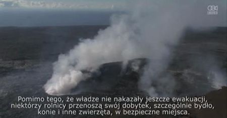 Na Wielkiej Wyspie na Hawajach lawa zagraża gospodarstwom rolnym