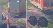 Wjechali na przejazd, gdy był korek. Chwilę później nadjechał pociąg