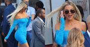 Khloe Kardashian zachwyca sylwetką w obcisłej mini (ZDJĘCIA)