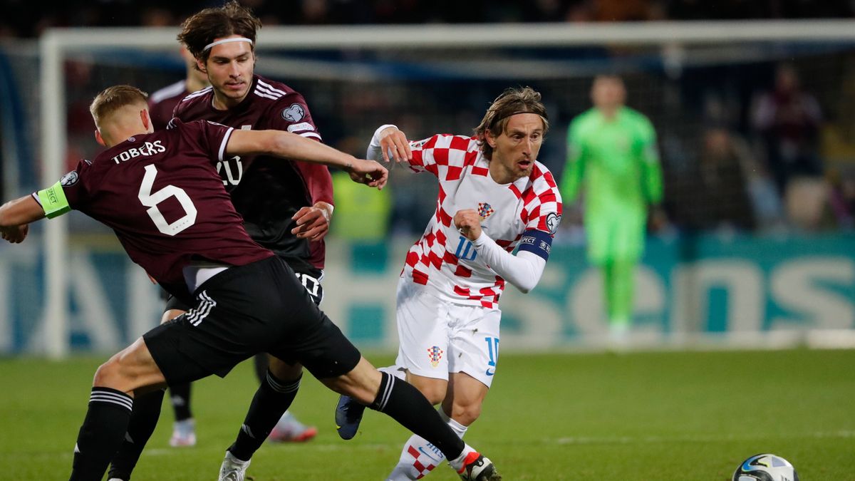 Mecz eliminacji Euro 2024: Łotwa - Chorwacja