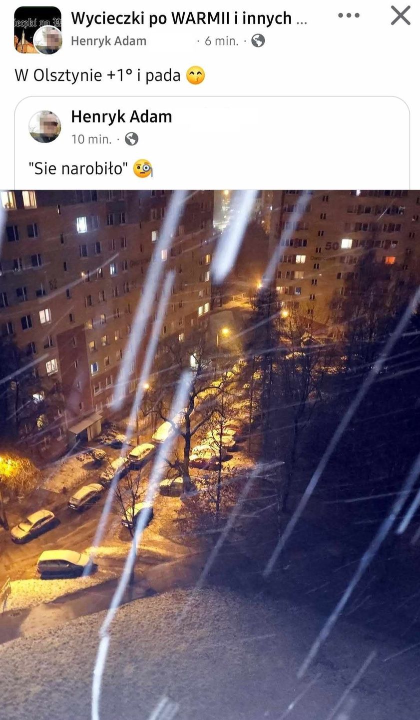 Zima przypomniała o sobie.