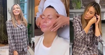 Małgorzata Rozenek w podkolanówkach odsłania kulisy "Projektu Lady". Wam też fundują SPA w pracy? (ZDJĘCIA)
