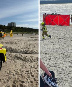 Turysta z Niemiec zmarł w Międzyzdrojach. Utonął przy czerwonej fladze