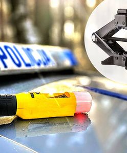 Nocna akcja. Pijany wjechał w budynek i odszedł po lewarek