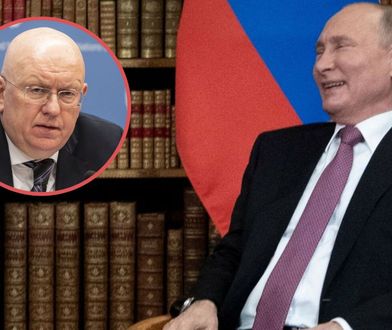 Gołąbek pokoju Putin z gałązką oliwną w dziobie. Tak się bawi ONZ