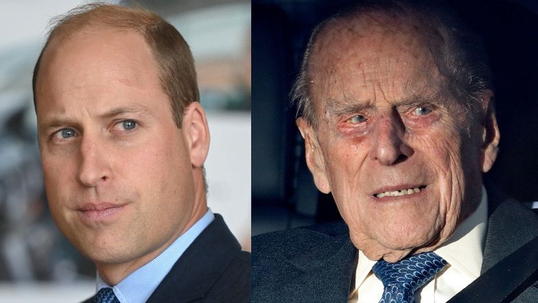 Książę William informuje o stanie zdrowia dziadka, księcia Filipa