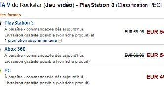 Francuski Amazon ma w ofercie GTA V na PC