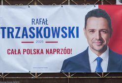 Miał działać na zlecenie. 33-latek ukradł banery Trzaskowskiego