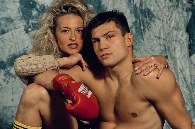 Na zdjęciu: Dorota Chwaszczyńska i Dariusz Michalczewski (fot. Bongarts/Getty Images)