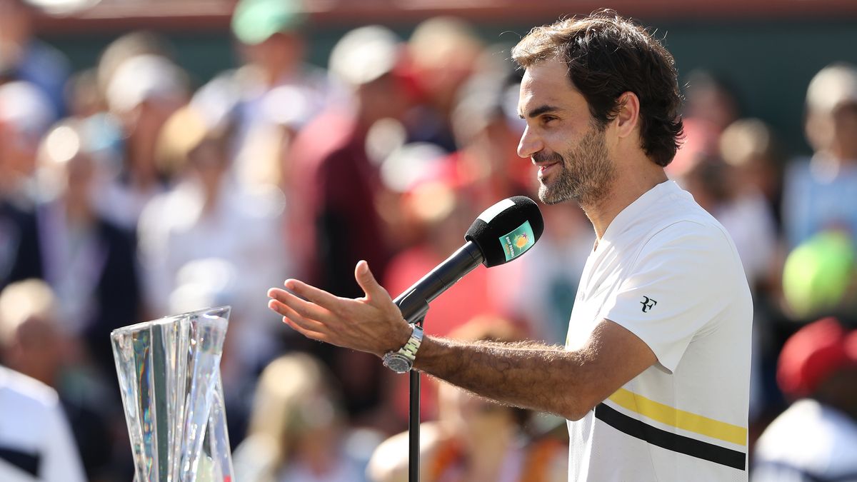 Getty Images / Matthew Stockman / Na zdjęciu: Roger Federer, finalista BNP Paribas Open 2018