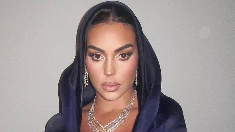 Georgina Rodriguez z zakrytą głową na gali w Arabii Saudyjskiej