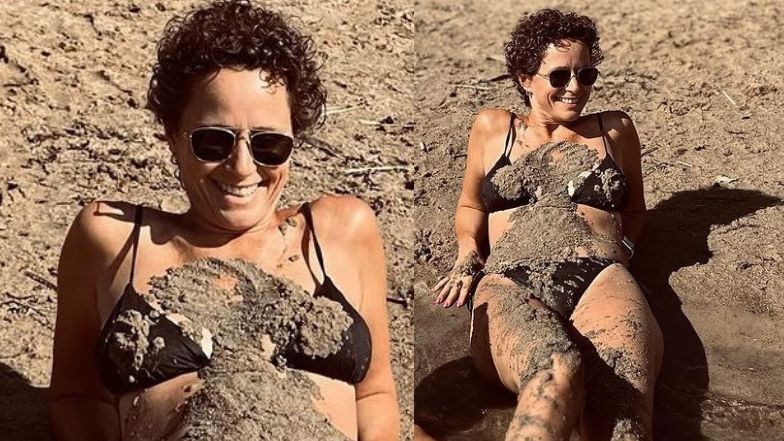 Monika Mrozowska zachwala kąpiele błotne.