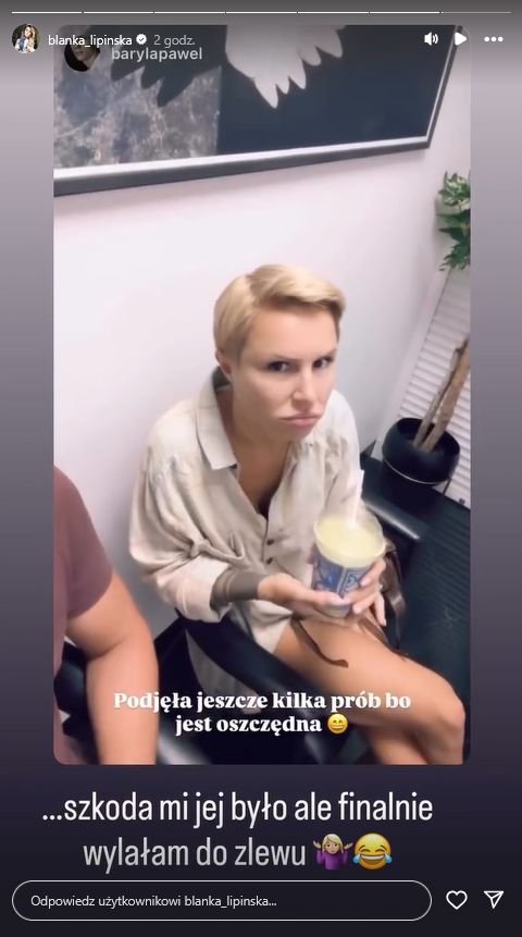 Blanka Lipińska testuje matchę