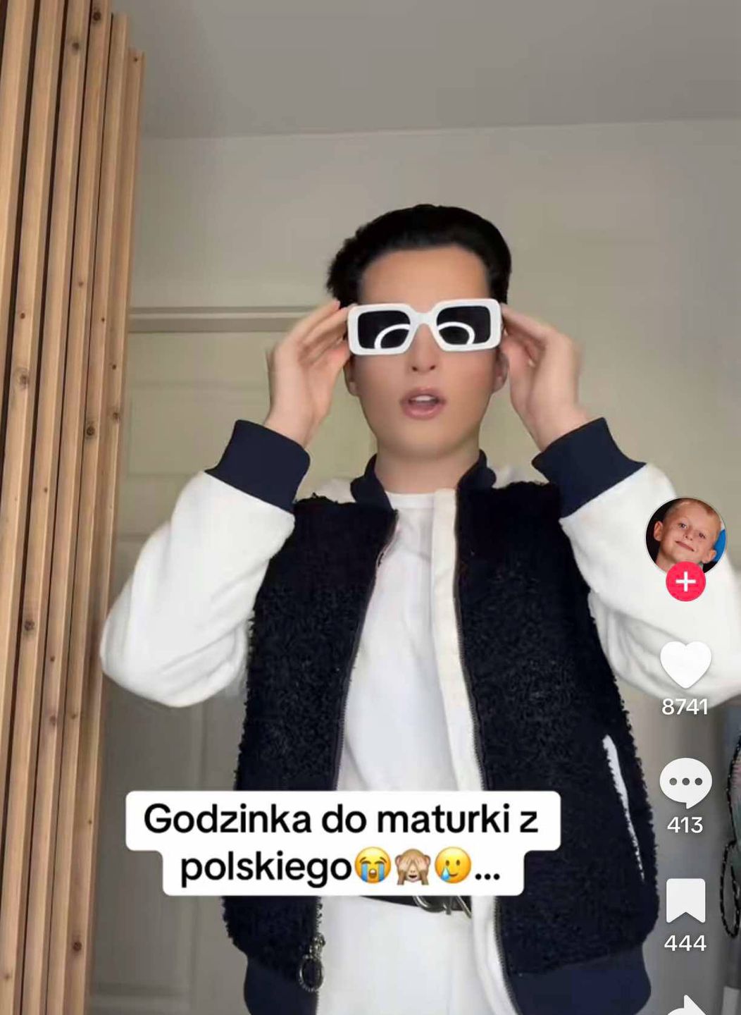Jelly Frucik zaprezentował maturalną stylizację