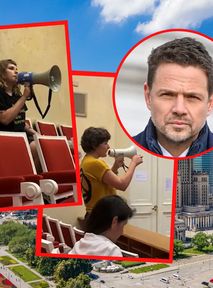 Zakłóciły sesję Rady Warszawy. Mają żal do Trzaskowskiego